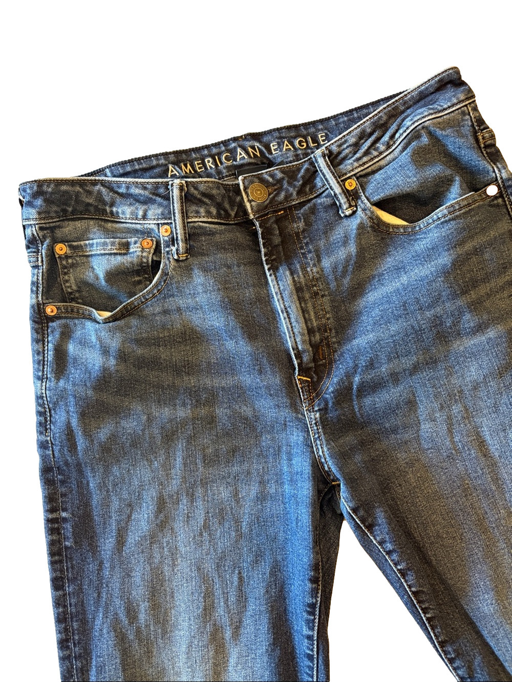 American Eagle Mens 34x32 Relaxed Straight Jeans